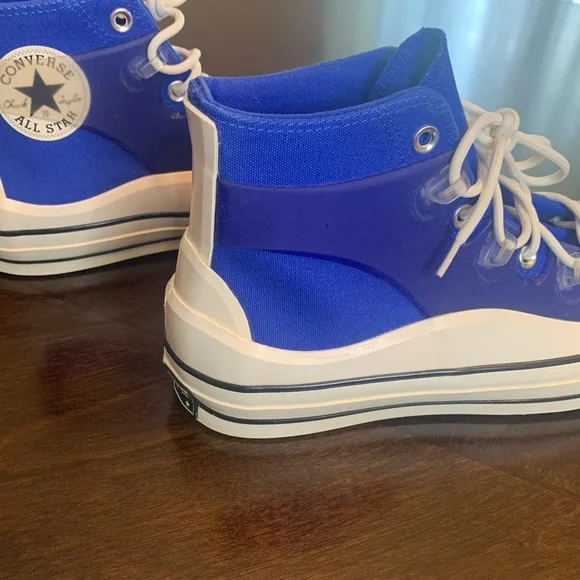 💫HP‼️💫 RARE‼️ Unisex NIB CONVERSE Chuck 70 Utility Hi Sneakers, Blue, M9.5/W11.5 - Picture 6 of 7